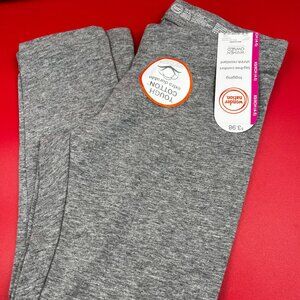 Wonder Nation Tough Cotton Extra Durable Soft Heather Gray Legging Size XS